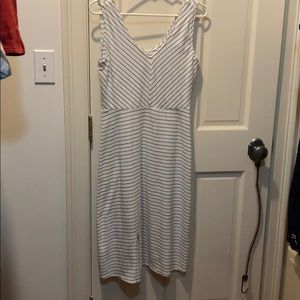 Carve designs White/navy stripe summer dress